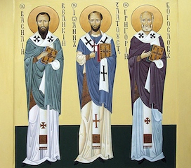 Богослужение в праздник Трех святителей